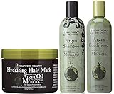 Hollywood Beauty Argan Haarmaske, Shampoo & Conditioner Comb