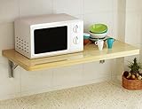 MKJLSD Computer-Schreibtisch zur Wandmontage für den Haushalt - Wandmontierter Esstisch aus massivem Holz Zusammenklappbarer Computer-Schreibtisch Größe des Lerntisches Optional Haushalt / 70x40