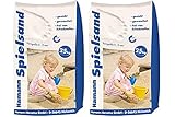 Hamann Spielsand Classic 50 kg Sack - Qualitäts Quarzsand - gesiebt - frei von Schadstoffen - gew