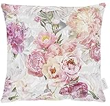 Apelt 6448 Kissenhülle l Aquarell Rosen l Bunt Rose l 40x40