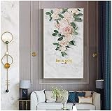 Leinwandbild moderne kunst blume veranda malerei wandkunst leinwand malerei nordische poster und drucke wandbilder dekoration 50x80