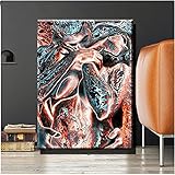 KPENG Groß 5D Diamant Painting Full Drill Set, sexy Paar nackt 50x150cm DIY 5D Diamond Painting, Diamant malerei Set für Erwachsene, Strass Stickerei Malerei für Haus Wand Und Eingang Dé