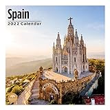 Bright Day Wandkalender 2022 Spanien, 30,5 x 30,5 cm, europäisches R