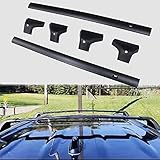 TYYCKJ Aluminium Dachträger Dach für 2021-Heute New Highlander, Fahrradträger Dachbox UVM