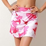 JJDSL Damen-Röcke, Damen-Sportröcke, schnelltrocknend, für Badminton-Hose, Faltenrock, Cheerleader, Kleidung, Mädchen, Tennisrock, Pink, L