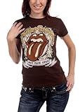 Rolling Stones - Not Fade Away Mädchen Kurzarm T-Shirt in Braun, X-Large, Brow