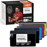 5 LEMERO SUPERX Kompatibel für HP 950XL 951xl Multipack Tintenpatronen für hp officejet pro 8100 hp officejet pro 8600 8600Plus 8610 8615 8620 8625 8630 8640 8660 251dw 276dw Druck