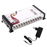 MK Digital MV Serie Multischalter, Multiswitch SAT Verteiler kaskadierbar (FullHD, HDTV, 4K, UHD, 8K) … (5/24 Multischalter)