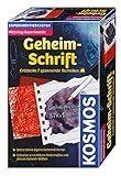 KOSMOS 657574 - Geheim-Schrift, Entdecke 7 spannende Techniken, Geheimstifte mit Geheimtinte, Mitbringexperiment, Detektiv S