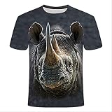 XKYDYF Herren T-Shirts 3D Druck Sommer 3D Orang-Utan Print T-Shirt Männer/Frauen Animal Print Lustige AFFE Kurzarm Sommer Tops Tees T-Shirt Männlich 6XL XXL