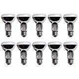 10 x Reflektor Glühbirne R63 40W E27 matt Glühlampe Glühbirnen warmweiß 2700K dimmbar (40 Watt)