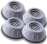 Vibrationsdämpfer 4 Stück Waschmaschine Fußpolster Schwingungsdämpfer Waschmaschine Antivibrationsmatte waschmaschinenunterlage Universal Schwingungsdämpfer für Waschmaschine und Trock