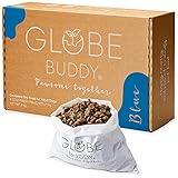 Globe Buddy Blue | Nachhaltiges Hundefutter mit viel frischem Lachs | 4 kg | Getreidefreie Rezeptur | Umweltfreundliche Verpackung