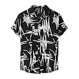 Männer Casual Rundhals Beliebte 3D Digital Flag Printing Pullover Fitness Sport Shorts Ärmel T-Shirt Bluse y021 Training Fitness & Boho Box Graphic It's only Rock n' roll (Burn Out)