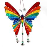 ART-CRAFT Fenster Hängedeko suncatcher Mobile Fensterdekoration Sonnenfänger Regenbogendeko als Tiermotiv Schmetterling dek