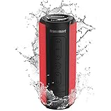 Tronsmart T6 Plus 40W Wireless Outdoor Bluetooth Lautsprecher 5.0 mit Tri-Bass-Effekten, Powerbank, wasserdichtes IPX6, 15-Stunden Spielzeit, Sprachassistent und Mikrofon - R