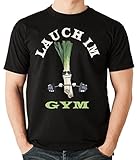 Siviwonder LAUCH IM Gym - Unisex T-Shirt Shirt schwarz XL