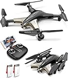 SYMA X300 Drohne mit Kamera 1080P HD Live Übertragung WiFi FPV Optische Positionierung Mini Drone 3D Flips RC Quadcopter 2 Akkus 40 Minuten Flugzeit Fernbedienung Steuerung