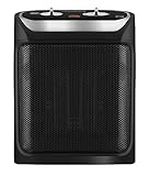 Rowenta SO9261CH Mini Excel Heizlüfter | 1000 Watt | Elektro- Heizung | Energiesparend | Für den Innenraum | inkl. Silence-Modus | Für 25 m² Räume, Schw