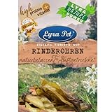 Lyra Pet® 100 Stück Rinderohren ca. 9 kg naturbelassen & luftgetrocknet Kausnack