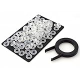 IT-Services Irro 120 Noise-Dampener/O-Ring Dämpfer Transparent, Extra Dick/XL, Soft 45A für mechanische Cherry MX Tastaturen inkl. Key-Cap