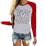 Valentinstag Kuscheljacke Damen schlafpulli Damen Tunika Schwangerschaft Tunika quastenärmel Shirt Langarm Damen Tshirt Damen Sweatshirt Damen lang Leopard Winterjacke sonderangebote schnäpp