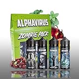 Alphavirus Zombie Pack Aromen Set 4 x 10ml Aromakonzentrat ohne Nikotin Aroma für e Liquid e Zig