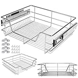 Kesser® Teleskopschublade 60 cm ✓ Küchenschublade ✓ Küchenschrank ✓ Korbauszug ✓ Schrankauszug ✓ Vollauszug ✓ Schub