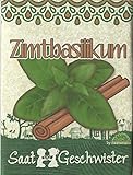 Die Stadtgärtner Zimt-Basilikum-Saatgut | Samen für den Garten, Balkon oder Terrasse | zum Selbstp
