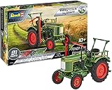 Revell 07822 Fendt F20 Dieselroß Modellbausatz für Einsteiger mit dem Easy-Click-System, farbige Bauteile, grün, 11,7