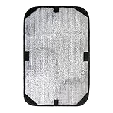 Povanjer RV-Fensterabdeckungen Blackout | 25,5 x 16 Zoll Innenrollos Abdeckung für Wohnmobil Reiseanhänger Tür Jalousien Sonnenschirme | Innen Auto Wohnmobil Zubehör Baby Schlaf Kühl Dunk