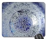 Mauspad Texturen Blasen Hintergrund Glas Wasser Blau Mausunterlage Anti Rutsch Gummiunterseite Hochwertiges Gaming Mousepad Verbessert Präzision Gaming Mausmatte Für Laptop/Pc, 25X30 C