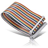 Bewinner 40-polige Regenbogen-Buchse auf GPIO-Adapterkabel für Banana Pi/Raspberry Pi 2/3 – kompatibel mit Banana Pi/Orange Pi 2/3. 40-polige Schnittstelle – flexibles Flachbandkabel, Kupferk