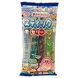 Nikkoh - Japanische Jelly Sticks / Jelly Candy / Jello Straws - 1er Pack (1 x 80g)