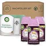 Air Wick Freshmatic Max – Nachfüller Set für das automatische Duftspray – Duft: Sommervergnügen – 3 x 250 ml Nachfü