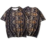 SSBZYES Herren T-Shirts Kurzarm Sommer Herren T-Shirts Übergröße Bedruckte T-Shirts Retro Bedruckte T-Shirts Paare Rundhals T-Shirts Mode Top