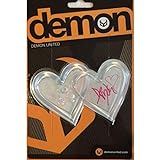 Demon Heart Stomp Anti-Rutsch Snowboard Patch Erwachsene, Unisex, Mehrfarbig, 10 x 10