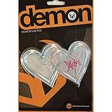 Demon Heart Stomp Anti-Rutsch Snowboard Patch Erwachsene, Unisex, Mehrfarbig, 10 x 10