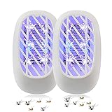 LOFFU Elektrischer Insektenvernichter, Fliegenfalle Elektrisch Insekten-Mückenfalle, Moskito Mörder Insektenlampe Mückenschutz Fliegenfalle für Innen Schlafzimmer und G