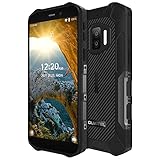 OUKITEL WP12 Pro Outdoor Smartphone Ohne Vertrag,Android 11 Outdoor Handy ohne Vertrag Dual SIM 4G,4000mAh 4GB+64GB 5,5 Zoll wasserdichte Robuste Handy IP68/IP69K Triple Kamera Face ID/NFC,Schw