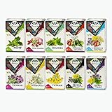 Organic Kräutertee Geschenkset, 200 Teebeutel Geschenkset | 100% natürliche Inhaltsstoffe | Teebeutel-Sortenpaket (10er-Pack, insgesamt 200 einzeln verpackte Teebeutel)