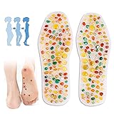 Gettop Farbwechselbare Schuheinlagen,Fersen-Schmerz Entlasten Einlegesohlen,Orthopädische Schuheinlagen Für Plattfüße,Plantar Fasciitis,Fußschmerz(35-46) (Size : 39)