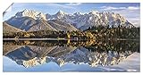Artland Poster Kunstdruck Wandposter Bild 150x75 cm Querformat Landschaftsbilder Bayern Berge Alpen Panorama Natur Allgäu Landhausstil U2EX
