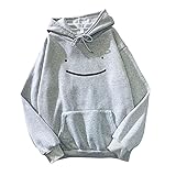 MOKBAY Damenmode Casual Print Kapuzensweatshirt Lose Sporttops Pullover Damen of The Hoodie Damen Fleece Pullover Oversize Baumwolle Hoodie Sweatshirts Damen Lang