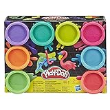 PlayDoh E5063 0 8erPack mit Spielknete in 8 Neonfarben, Knete für fantasievolles und kreatives Sp