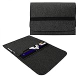 eFabrik Filz Schutztasche Odys Wintab 9 Plus 3G Tablet Schutzhülle Case Cover Hülle Tasche Sleeve dunkel g