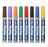 8 Stück Whiteboard Marker Stifte In Bunt in 8 Farben Nachfüllbar Leicht Zu Entfernen Für Deutliche Schrift In Der Schriftbreite Rund 2 mm Von Amathing