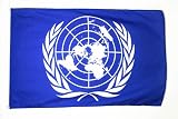 AZ FLAG Flagge VEREINTE Nationen UNO 150x90cm - United Nations Fahne 90 x 150 cm - flaggen Top Q