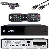 AB Pulse 4K UHD Sat Receiver (2X DVB-S2X Sat, Linux E2, PVR, H.265, HDR10, Ultra HD 2160p, 2 GB RAM & 8 GB Flash, USB 2.0, HDMI, CI, CA-Kartenleser, MicroSD-Slot, LAN, schwarz, 1TB)