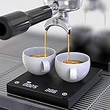 Digitale kaffeewaage mit Timer Multifunktion küchenwaage LED Display genauigkeit 0,1 g für Barista eingebauter Summer Countdown, Tastenton und Alarmfunktion - 3 Modi-g / oz / lb /